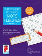 Couverture du livre « Championnats de France de mots fléchés ; annales » de  aux éditions Larousse