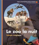 Couverture du livre « Le zoo la nuit » de Claude Delafosse et Sabine Krawczyk aux éditions Gallimard-jeunesse