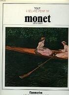 Couverture du livre « Monet ; tout l'oeuvre peint » de  aux éditions Flammarion