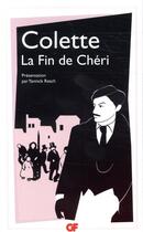 Couverture du livre « La fin de Chéri » de Colette aux éditions Flammarion