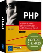 Couverture du livre « PHP : acquerir les bases de la programmation et développer un site web ; niveau initié à confirmé (2e édition) » de Olivier Heurtel et Olivier Rollet aux éditions Eni