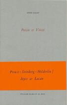 Couverture du livre « Poésie et vérité » de Andre Gallet aux éditions William Blake & Co