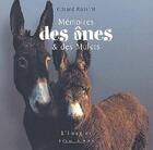 Couverture du livre « Memoires des anes & des mulets » de Gerard Rossini aux éditions Equinoxe