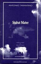 Couverture du livre « Stabat Mater » de Antonio Tarantino aux éditions Solitaires Intempestifs