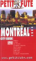 Couverture du livre « MONTREAL (édition 2004) » de Collectif Petit Fute aux éditions Le Petit Fute