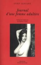 Couverture du livre « Journal d'une femme adultère » de Curt Leviant aux éditions Folies D'encre