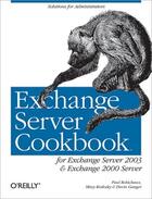 Couverture du livre « Microsoft Exchange Server Cookbook » de David L. Ganger aux éditions O Reilly & Ass