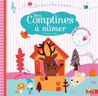 Couverture du livre « Mes comptines a mimer - livre sonore » de Veronique Petit aux éditions Deux Coqs D'or