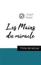 Couverture du livre « Les mains du miracle de Joseph Kessel : fiche de lecture et analyse complète de l'oeuvre » de  aux éditions Comprendre La Litterature