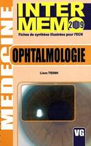 Couverture du livre « Ophtalmologie » de Liem Trinh aux éditions Vernazobres Grego