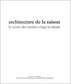 Couverture du livre « Architecture De Raison » de Marchand aux éditions Ppur