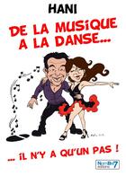 Couverture du livre « De la musique à la danse il n'y a qu'un pas » de Hani Hamzaoui aux éditions Nombre 7