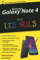 Couverture du livre « Samsung galaxy note 4 pour les nuls » de Daniel Rouge aux éditions First Interactive