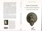 Couverture du livre « Regard sur l'humanitaire - une analyse de l'experience haitienne dans le secteur sante entre 1991-19 » de Tardif Francine aux éditions L'harmattan