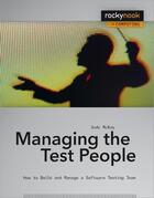 Couverture du livre « Managing the Test People » de Judy Mckay aux éditions Rocky Nook