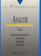 Couverture du livre « Analyse T.2 » de Chatard-Moulin aux éditions Hachette Education