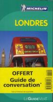 Couverture du livre « Le guide vert ; Londres (édition 2012) » de Collectif Michelin aux éditions Michelin