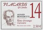 Couverture du livre « Placards & Libelles : une étrange victoire » de Arnaud Benedetti aux éditions Cerf