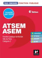 Couverture du livre « Pass'concours ; ATSEM/ASEM ; entraînement et revision » de Jocelyne Guerin aux éditions Foucher