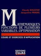 Couverture du livre « Mathematiques : » de Bouzitat aux éditions Cujas