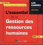 Couverture du livre « L'essentiel de la gestion des ressources humaines - 13e ed. » de Laetitia Lethielleux aux éditions Gualino