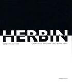 Couverture du livre « Herbin, catalogue raisonné de l'oeuvre peint » de Genevieve Claisse aux éditions Hermann
