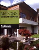 Couverture du livre « Maisons contemporaines » de Nathalie Soubiran aux éditions Massin