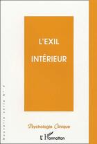 Couverture du livre « L'exil intérieur » de  aux éditions L'harmattan