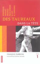 Couverture du livre « Des taureaux dans la tête » de Francois Zumbiehl aux éditions Autrement