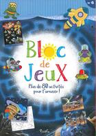 Couverture du livre « Bloc jeux plus de 80 activites pour t amuser/bloc jeux n 6 couv bleue » de Piccolia aux éditions Piccolia
