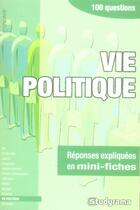 Couverture du livre « Vie politique » de  aux éditions Studyrama