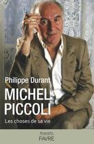 Couverture du livre « Michel Piccoli » de Philippe Durant aux éditions Favre