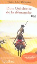 Couverture du livre « Don Quichotte De La Demanche » de Victor-Levy Beaulieu aux éditions Viamedias