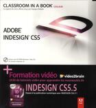 Couverture du livre « Indesign Cs 5.5+Formation Video2brain » de Press/Adobe aux éditions Pearson