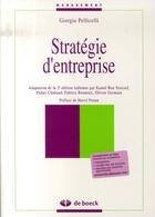 Couverture du livre « Stratégie d'entreprise » de Ben Youssef Kamel aux éditions De Boeck