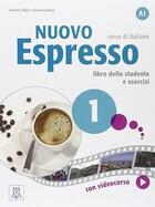 Couverture du livre « Nuovo espresso 1 - a1 (libro del studente e esercizi + dvd multimediale) » de  aux éditions Alma Edizioni
