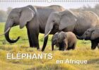 Couverture du livre « Elephants en afrique (calendrier mural 2018 din a3 horizontal) - les elephants d'afrique sont imposa » de Feuerer Juergen aux éditions Calvendo