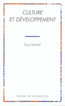 Couverture du livre « Culture et développement » de Guy Hermet aux éditions Presses De Sciences Po