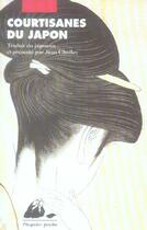 Couverture du livre « Courtisanes du Japon » de Anonyme aux éditions Picquier