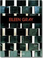 Couverture du livre « Eileen gray » de  aux éditions Taschen