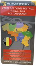 Couverture du livre « 008 belgie/belgique postcodekaart - carte code postaux » de  aux éditions De Rouck