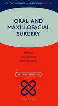 Couverture du livre « Oral and Maxillofacial Surgery » de Carrie Newlands aux éditions Oup Oxford