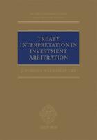 Couverture du livre « Treaty Interpretation in Investment Arbitration » de Weeramantry J Romesh aux éditions Oup Oxford