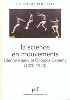 Couverture du livre « Science en mouvements (la) » de Christian Pociello aux éditions Puf