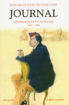 Couverture du livre « Journal des goncourt - tome 3 - ne - vol03 » de Goncourt aux éditions Bouquins