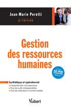 Couverture du livre « Gestion des ressources humaines (2e édition) » de Jean-Marie Peretti aux éditions Vuibert