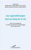 Couverture du livre « Les aprentissages tout au long de la vie ; douze ans d'engagement du Comité mondial pour les apprentissages tout au long de la vie » de  aux éditions L'harmattan