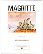 Couverture du livre « Magritte - peintures » de Waldberg Patrick aux éditions La Difference