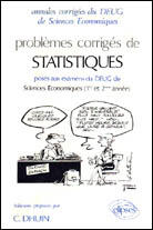 Couverture du livre « Mathematiques deug sciences economiques 1988-1990 - statistiques et informatique » de Dhuin Claudine aux éditions Ellipses