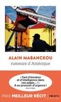 Couverture du livre « Rumeurs d'Amérique » de Alain Mabanckou aux éditions Points